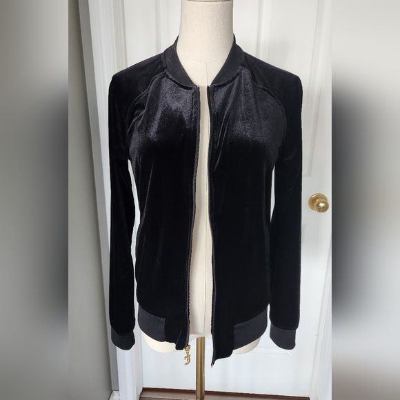 Juicy Couture velour black jacket - Size Small - Picture 2 of 10